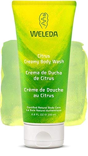 Crema de Ducha de Citrus con efecto refrescante, ideal para el verano - Weleda (200 ml) - Se envía con: muestra gratis y una tarjeta superbonita que puedes usar como marca-páginas!