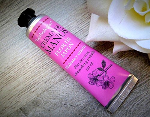 Crema de Manos con Flor de Japón, Almendra y Vainilla. Hidrata y Suaviza - 30 ml