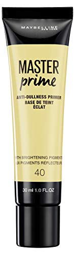 Crema de Maybelline New York Master Prime. Para dar brillo 40. Pack de una unidad de 30 ml