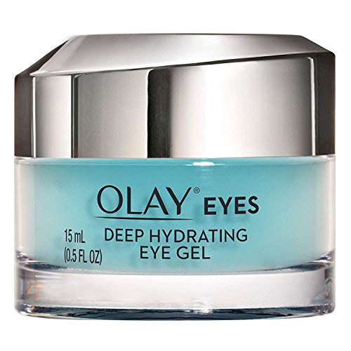 Crema de ojos de Olay, Gel hidratante profundo para los ojos con ácido hialurónico, 0.5 fl oz