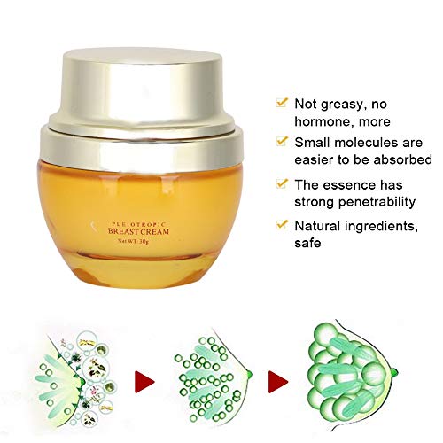 Crema de Pecho de 30g, Agrandamiento de Senos, Crema Hidratante para Agrandamiento de Senos Crema Reafirmante de Belleza para Senos Cuidado de los Senos Tetona