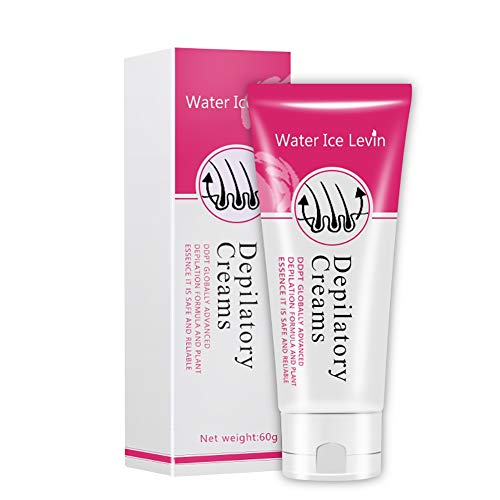 Crema Depilatoria,Natural Crema Depilatoria Sin Dolor, Depiladora para Hombres y Mujeres, Usada en Bikini, Axilas, Pecho, Espalda, Brazos y Piernas