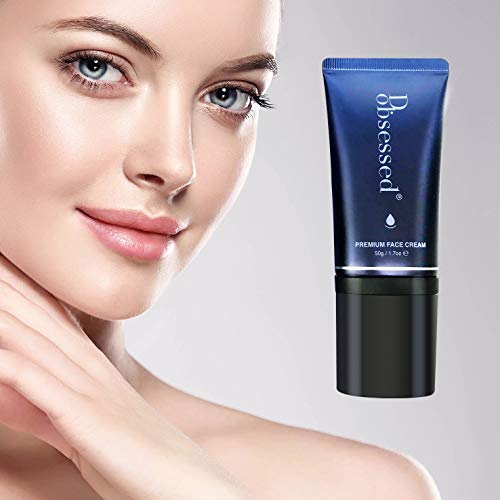 Crema Facial de D.obsessed – Fórmula de hidratación de la piel con moco de caracol, ácido hialurónico, niacinamida, escualeno y ácido fólico - Anti-Edad Efecto, Antiarrugas, Nutre, Hidratante (50g)