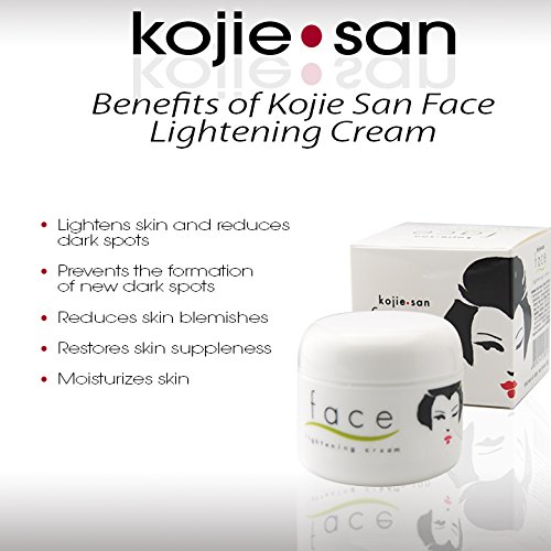 Crema facial Kojie San para blanqueamiento, 30 g