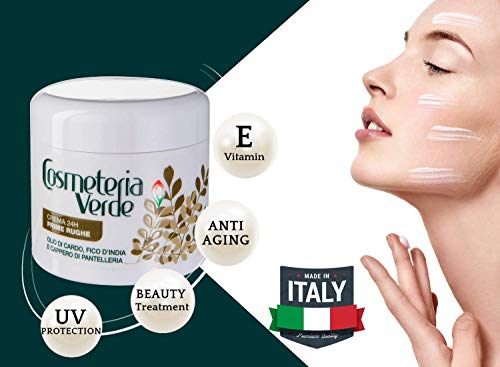 Crema Facial “primeras Arrugas” 24 H Cosmeteria Verde - Crema 24 horas, estudiada para actuar sobre las pieles aún jovenes, pero delicadas y sensibles.