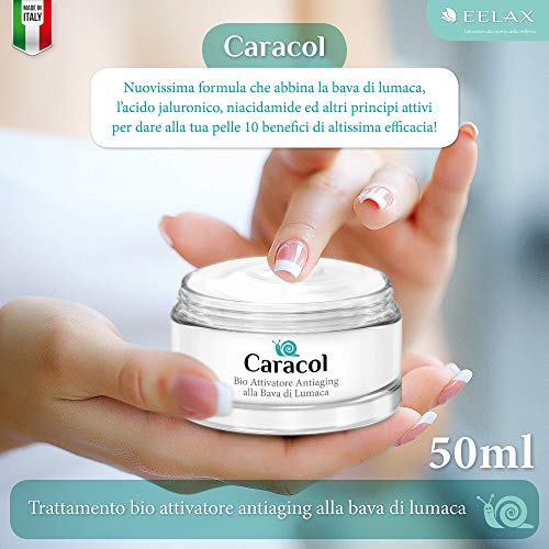 crema hidratante facial antiarrugas con baba de caracol orgánico para el contorno de la cara y los ojos del cuello Elimina las arrugas Cicatrices de acné y manchas en la piel también