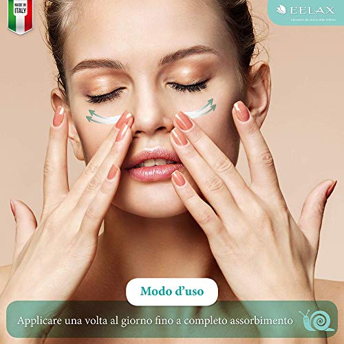 crema hidratante facial antiarrugas con baba de caracol orgánico para el contorno de la cara y los ojos del cuello Elimina las arrugas Cicatrices de acné y manchas en la piel también