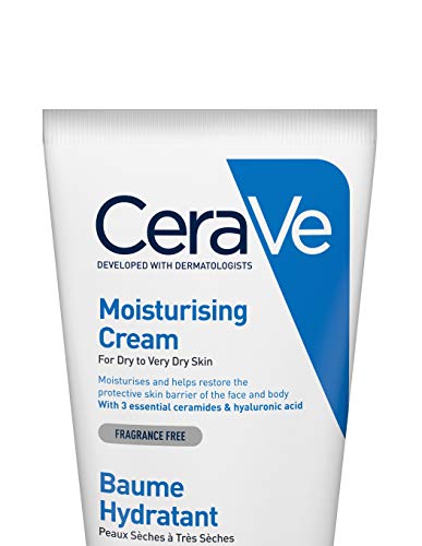 Crema hidratante para piel seca y muy seca, de CeraVe, 170 ml