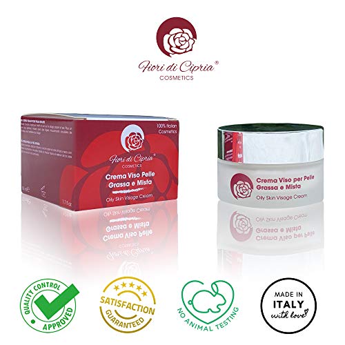 Crema Para La Piel Grasa - Los Ingredientes Ayudan A Reducir La Producción De Sebo, Dando A La Piel Un Antibrillo Que Dura Todo El Día - 50 ml