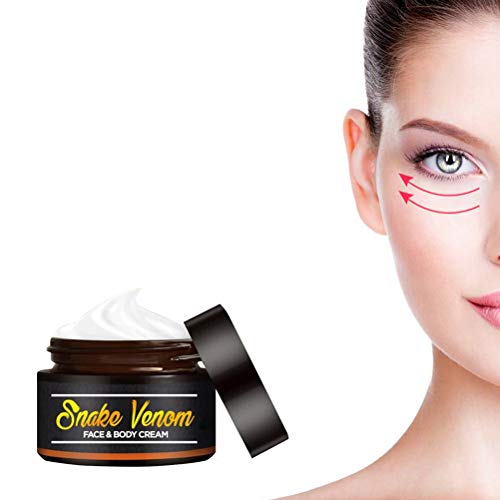 Crema Para Ojos De Veneno De Serpiente,Crema Antienvejecimiento Para Ojos De Veneno Serpiente,Cremas Tratamiento Múltiple Para Hidratar,Reducir Las Ojeras Hinchazón Las Bolsas Ojos Para Mujeres 30 Ml