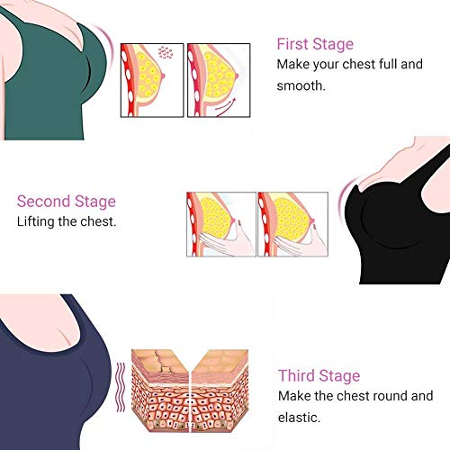 Crema reafirmante de senos, Crema de aumento de senos para mujeres, colágeno y elastina, Crema de aumento de senos, 45 g