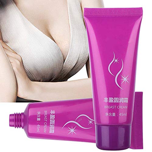 Crema reafirmante de senos, Crema de aumento de senos para mujeres, colágeno y elastina, Crema de aumento de senos, 45 g