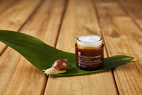 Crema reparadora de caracoles todo en uno Mizon, 75 gramos