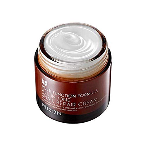 Crema reparadora de caracoles todo en uno Mizon, 75 gramos