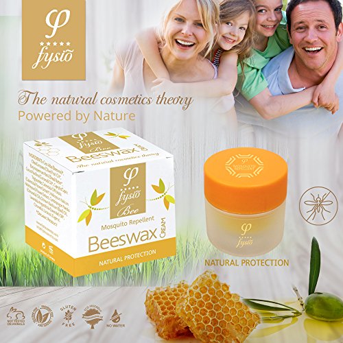 Crema Repelente Mosquitos - Repelente de Insectos para Bebés - Con Cera de Abeja Orgánica, Aceite de Oliva Virgen Extra y Aceites Esenciales - 50ml - Sin DEET - Adecuado para niños y bebés