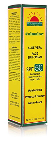 Crema solar para la cara Canarias Cosmetics Calmaloe SPF50 (1 x 50 g)