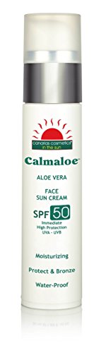 Crema solar para la cara Canarias Cosmetics Calmaloe SPF50 (1 x 50 g)