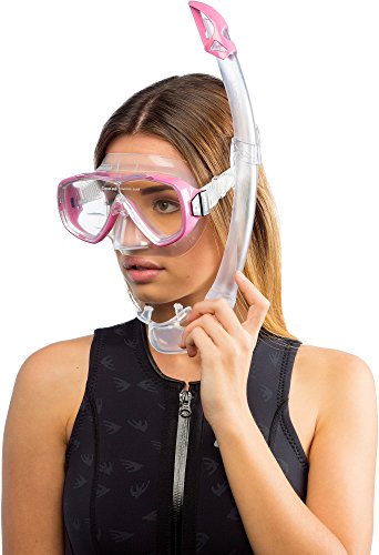 Cressi Maske/Schnorchel Set Onda Mare Juego de snorkel, Mujer, Rosa