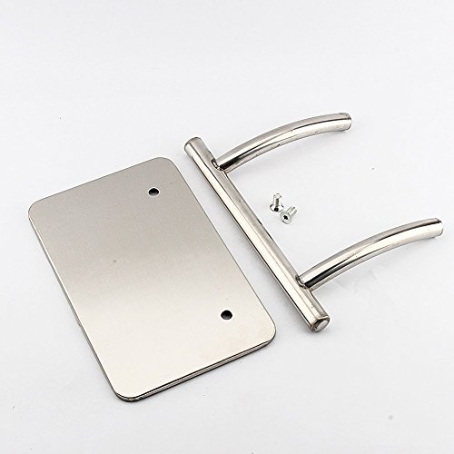 Crisnails Apoyapiés Metálico Reposapies para Sillones de Peluquería Belleza Tatuaje 30*19*20 cm, Color Plateado