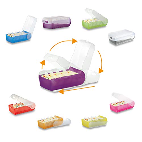 CROCO Lern-, Telefon- und Karteibox  A8 (orange/trans./klar.)