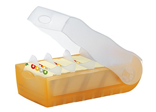 CROCO Lern-, Telefon- und Karteibox  A8 (orange/trans./klar.)