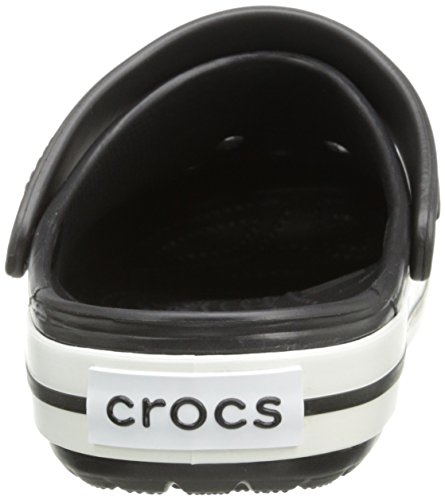 Crocs Crocband U, Zuecos Unisex Adulto, Negro (Black), 45-46 EU