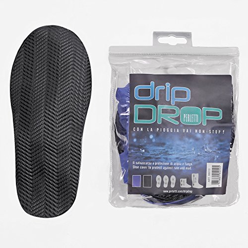 Cubrecalzado Impermeable de PVC - Resistente y Reutilizable - con Suela Antideslizante - galochas para Lluvia, Nieve y Fango - Modelo Alto - Azul (S (36-39), Azul)