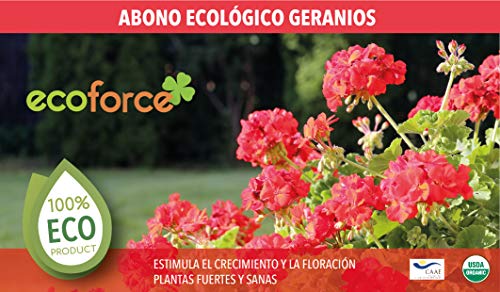 CULTIVERS Abono Especial Geranios y Plantas con Flor de 5 kg. Fertilizante ecológico Potencia la Floración y Aroma de Las Flores. Origen 100% orgánico y Vegano. (5 Kg)