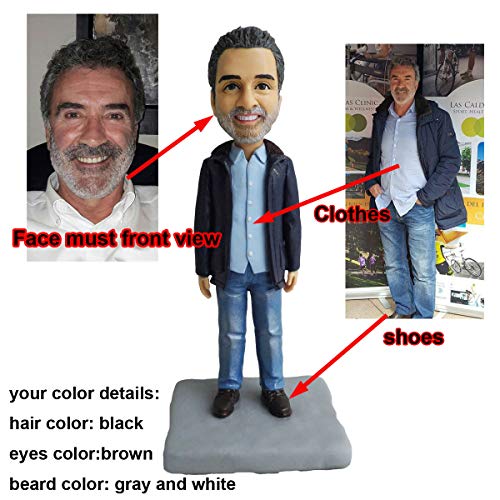 Cute Mini Figurines groupon bobbleheads que se parecen a ti toppers de pastel de bodas silueta esculturas en miniatura regalos personalizados