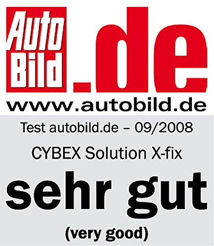 Cybex Solution X-Fix - Silla de coche grupo 2/3, para coches con ISOFIX, 15-36kg, Negro (Pure Black)