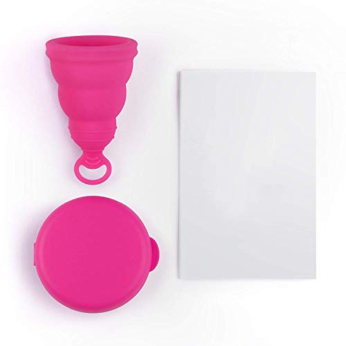 Cycle Copa Menstrual, Copa Menstrual Soft - Mujeres Con Vejigas Sensibles, Calambres, CóLicos Menstruales - Ayuda A Prevenir Cistitis, Copa Menstrual Lily Cup Compact, Copa Menstrual Ultra Suave (S)