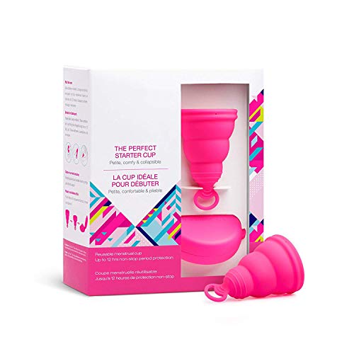 Cycle Copa Menstrual, Copa Menstrual Soft - Mujeres Con Vejigas Sensibles, Calambres, CóLicos Menstruales - Ayuda A Prevenir Cistitis, Copa Menstrual Lily Cup Compact, Copa Menstrual Ultra Suave (S)