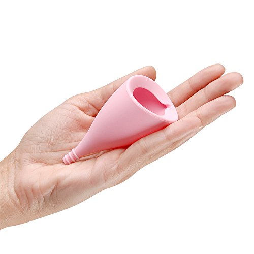 Cycle Copa Menstrual, Copa Menstrual Soft - Mujeres con Vejigas Sensibles, Calambres, CóLicos Menstruales - Ayuda A Prevenir Cistitis, Copa Menstrual Lily Cup Compact, Copa Menstrual Talla S (S)