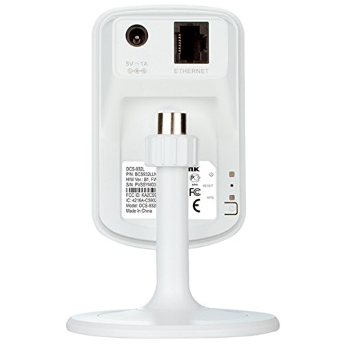D-Link DCS-932L - Cámara WiFi y Ethernet Videovigilancia IP (Micrófono y Visión Nocturna, Compatible con App Mydlink para iOS y Android)