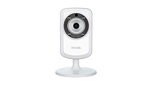 D-Link DCS-932L - Cámara WiFi y Ethernet Videovigilancia IP (Micrófono y Visión Nocturna, Compatible con App Mydlink para iOS y Android)