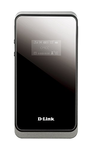 D-Link DWR-730 - Router móvil 3G para SIM de Datos (HSPA+, MiFi 3G, WiFi N hasta 150 MBps, WPS, batería 2000 mAh, WPA2, LCD) Negro y Blanco