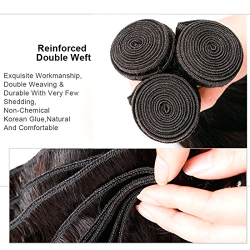 Dai Weier brasileño pelo onda de agua 3 paquetes 8a grado 100 cabello humano Remy virgen pelo natural color negro Venta Viernes 12 14 16 pulgadas