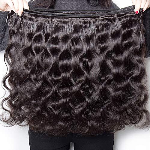 Dai Weier onda del cuerpo cabello Remy 3 paquetes grado 10a 100 cabello humano Remy virgen pelo natural color negro Venta Viernes 20 22 24 pulgadas