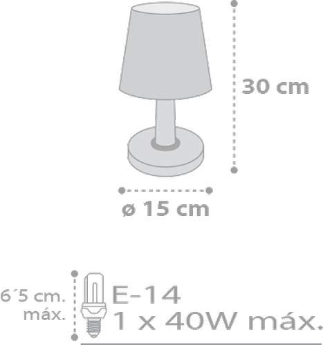 Dalber Stars Lámpara Sobremesa Estrellas Gris E14