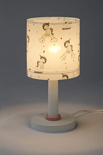 Dalber Unicorns Lámpara infantil de sobremesa, Multicolor