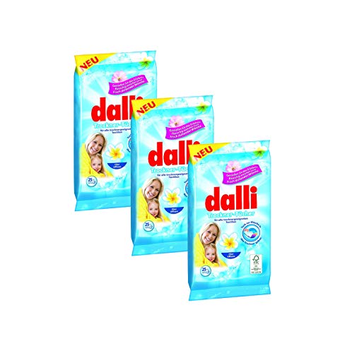Dalli secadora suavizante disfrutan de la experiencia del lino perfumado suave y fresco mullido (3x25)