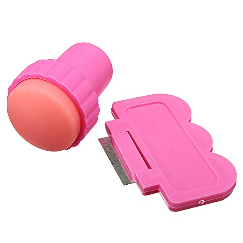 DancingNail 3 Estampador Sellos Nail Art DIY Nail Impresion 3 Plantilla Herramienta accesorio Herramienta/Accesorio para Nail art/Manicura,Plantilla Stamper/ Scraper Nail Art Polish ,Manicura Arte Uña