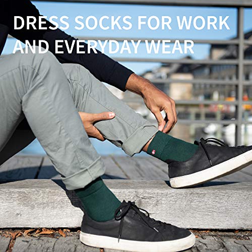 DANISH ENDURANCE Calcetines de Bambú 3 Pares (Negro, EU 39-42)