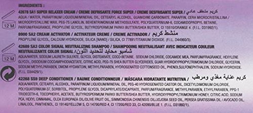 Dark & Lovely Kit Défrisant sans Soude au Beurre de Karité Africain, Soin Enrichi en Huile - pour Cheveux épais