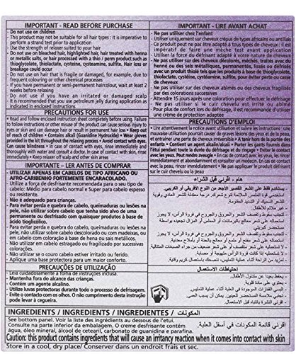 Dark & Lovely Kit Défrisant sans Soude au Beurre de Karité Africain, Soin Enrichi en Huile - pour Cheveux épais