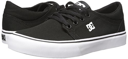DC Shoes (DCSHI) Trase TX-Low-Top Shoes for Boys, Zapatillas de Skateboard para Niños, Black/White, 31 EU