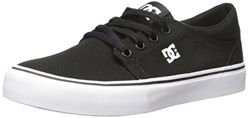 DC Shoes (DCSHI) Trase TX-Low-Top Shoes for Boys, Zapatillas de Skateboard para Niños, Black/White, 31 EU