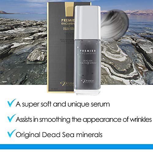 Dead Sea Face Serum | Serum Facial | Serum Antioxidante para piel seca con Vitamina E y C | Serum Hidratante Antiarrugas | Premier by Dead Sea Premier