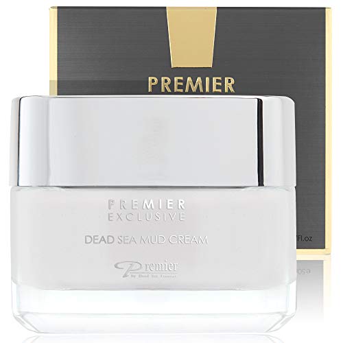 Dead Sea Mud Cream | Crema Facial | Crema con Minerales del Mar Muerto | Crema para cara Antiarrugas | Crema Antiojeras | Crema hidratante Mujer y Hombre | Tarro 50 ml. | Premier by Dead Sea Premier