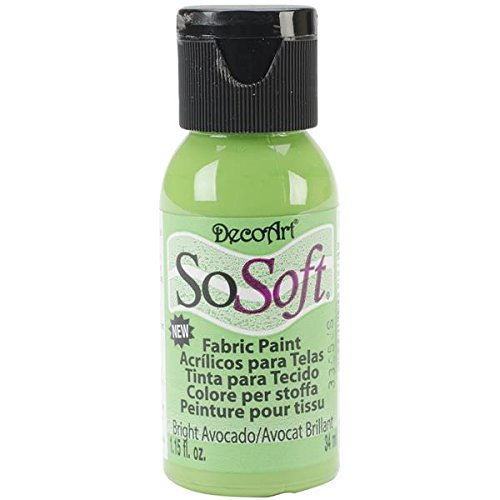 Deco Art So Soft Fabric Pintura acrílica 1 oz-Verde Aguacate, 29,5 ml